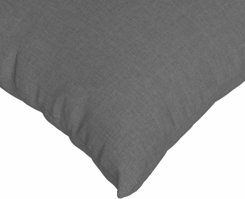 vidaXL Μαξιλάρι Καναπέ 2 pcs Σκούρο Γκρι 80 x 80 cm ύφασμα