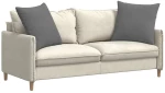 vidaXL Μαξιλάρι Καναπέ 2 pcs Σκούρο Γκρι 80 x 80 cm ύφασμα