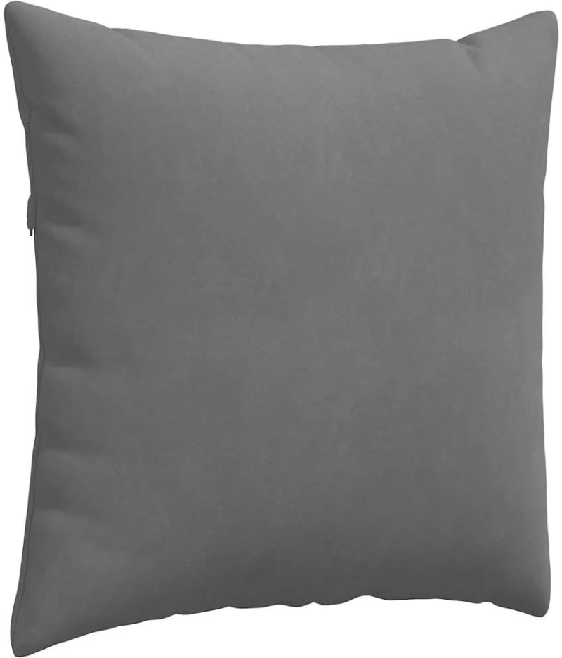 vidaXL Μαξιλάρι Καναπέ 2 pcs Σκούρο Γκρι 80 x 80 cm ύφασμα