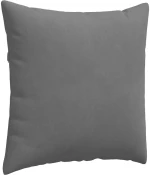 vidaXL Μαξιλάρι Καναπέ 2 pcs Σκούρο Γκρι 80 x 80 cm ύφασμα