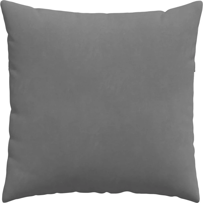 vidaXL Μαξιλάρι Καναπέ 2 pcs Σκούρο Γκρι 80 x 80 cm ύφασμα