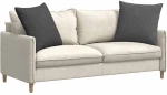 vidaXL Μαξιλάρι Καναπέ 2 pcs Σκούρο Γκρι 80 x 80 cm