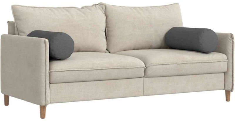 vidaXL Μαξιλάρια Στήριγμα 2 pcs Σκούρο Γκρι Ø 25 x 70 cm ύφασμα