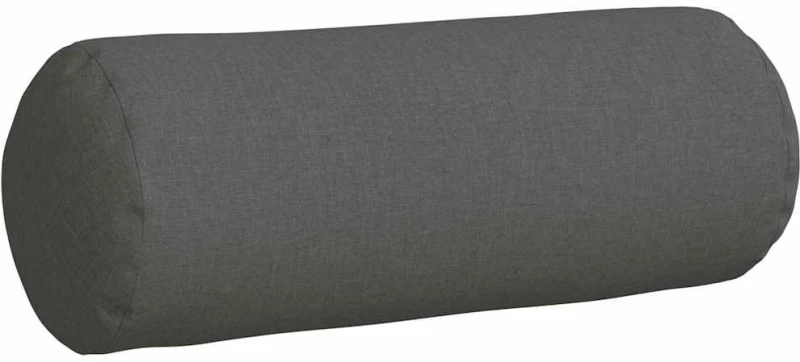 vidaXL Μαξιλάρια Στήριγμα 2 pcs Σκούρο Γκρι Ø 25 x 70 cm ύφασμα
