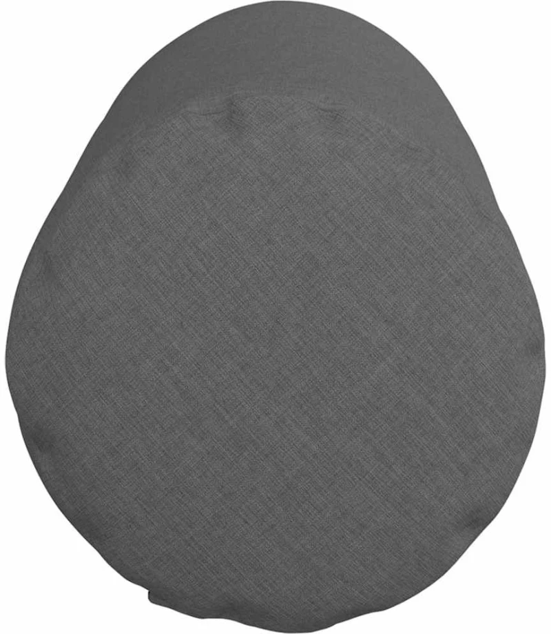 vidaXL Μαξιλάρια Στήριγμα 2 pcs Σκούρο Γκρι Ø 25 x 70 cm ύφασμα