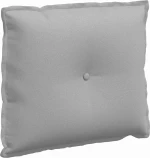 vidaXL Μαξιλάρι Πλάτης Σκίουρος Γκρί 60 x 19 x 50 εκ ύφασμα