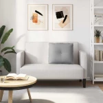 vidaXL Μαξιλάρι Πλάτης Σκίουρος Γκρί 60 x 19 x 50 εκ ύφασμα