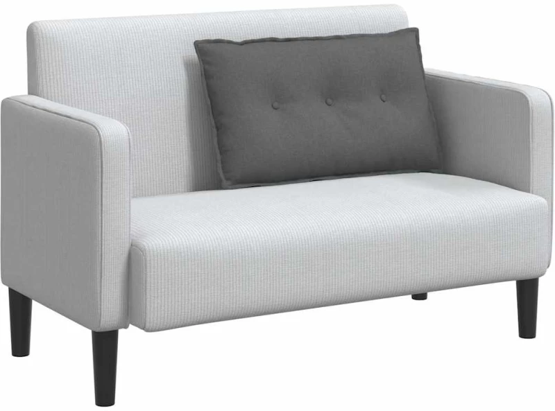 vidaXL Μαξιλάρι Πλάτης Σκούρο Γκρι 80 x 19 x 50 εκ ύφασμα