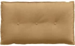 vidaXL Μαξιλάρι Πλάτης Καφέ 80 x 50 cm Υφασμάτινο Κορντουρά