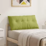 vidaXL Μαξιλάρι Πλάτης Ανοιχτό Πράσινο 100 x 19 x 50 εκ ύφασμα