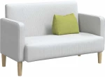 vidaXL Μαξιλάρι Πλάτης Ανοιχτό Πράσινο 45 x 20 x 35 εκ. ύφασμα