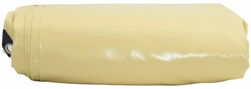 vidaXL Τέντα 650g / m² Μπεζ 1,5 x 6 m Καμβάς με επικάλυψη PVC