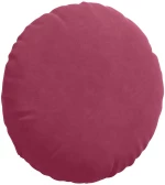 vidaXL Μαξιλάρια καθισμάτων 2 pcs Κόκκινο Ø 40 x 13 εκ. Βελούδο
