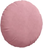vidaXL Μαξιλάρια καθισμάτων 2 pcs Ροζ Ø 40 x 13 εκ. Βελούδο