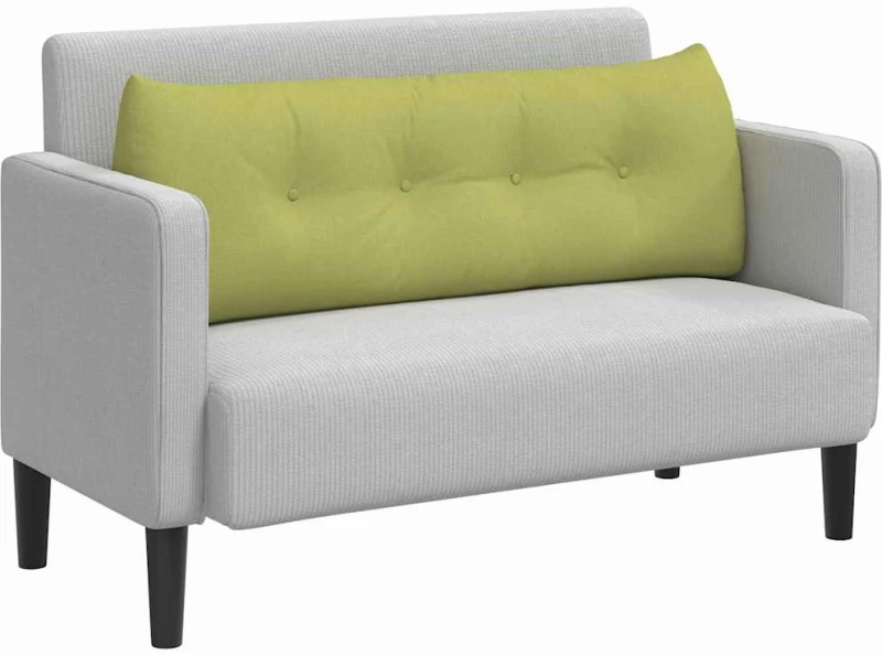vidaXL Μαξιλάρι Πλάτης Ανοιχτό Πράσινο 140 x 24 x 50 εκ ύφασμα