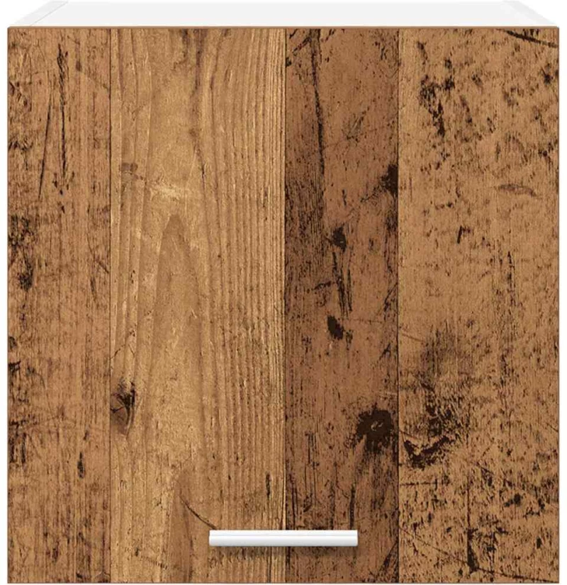vidaXL Κρεμαστό ντουλάπι Riga Παλαιό Ξύλο και Λευκό 40 x 31 x 40 εκ.