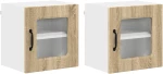 vidaXL Κρεμαστό ντουλάπι κουζίνας 2 pcs Δρύς Sonoma 40 x 31 x 40 εκ.