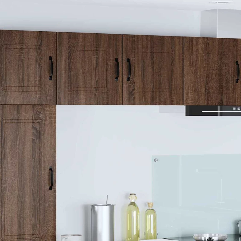 vidaXL Κρεμαστό ντουλάπι κουζίνας 2 pcs Καφέ δρυς 40 x 31 x 40 εκ.
