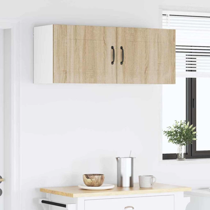 vidaXL Κρεμαστό ντουλάπι κουζίνας 2 pcs Δρύς Sonoma 50 x 31 x 40 εκ.