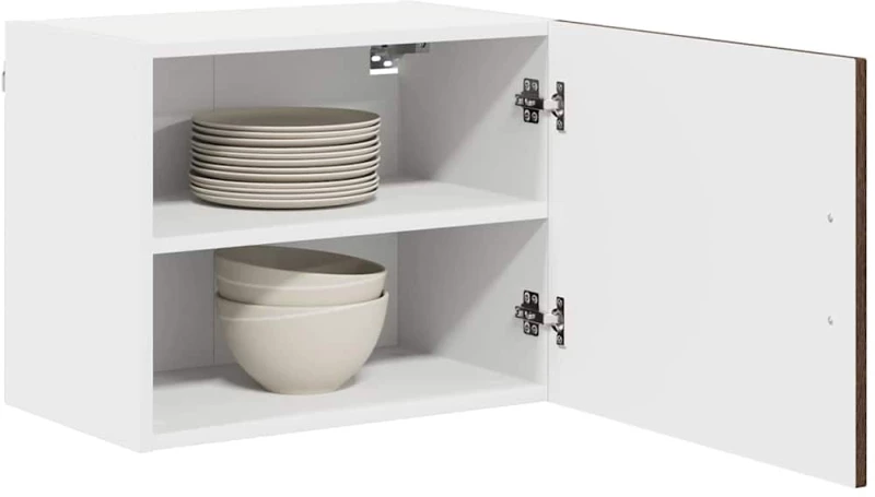 vidaXL Κρεμαστό ντουλάπι κουζίνας 2 pcs Καφέ δρυς 50 x 31 x 40 εκ.