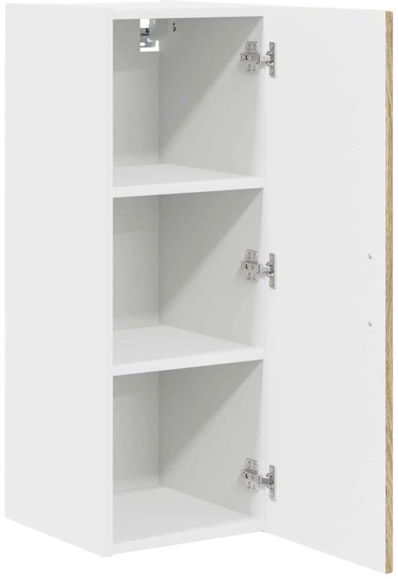 vidaXL Κρεμαστό ντουλάπι κουζίνας 2 pcs Δρύς Sonoma 30 x 31 x 80 εκ.