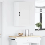 vidaXL Κρεμαστό ντουλάπι κουζίνας με ράφι Λευκό 50 x 31 x 80 εκ.