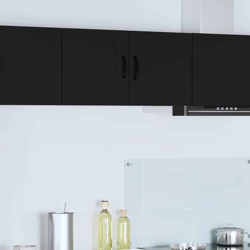 vidaXL Ντουλάπα Κουζίνας Μαύρο 40 x 31 x 40 εκ. Επεξεργασμένο ξύλο