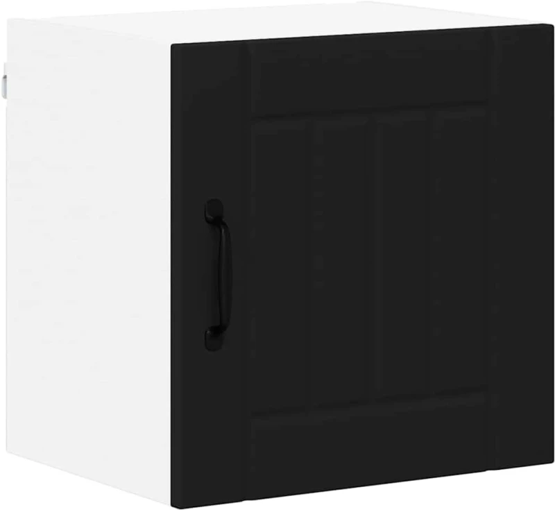 vidaXL Ντουλάπα Κουζίνας Μαύρο 40 x 31 x 40 εκ. Επεξεργασμένο ξύλο