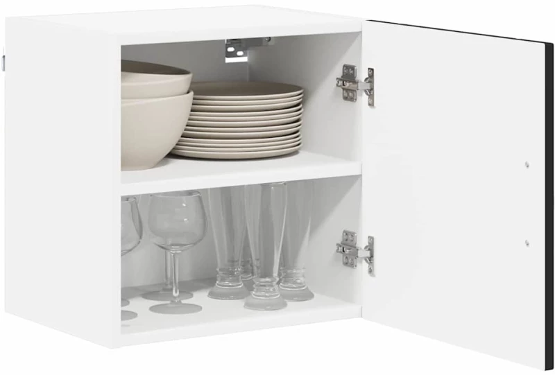 vidaXL Ντουλάπα Κουζίνας Μαύρο 40 x 31 x 40 εκ. Επεξεργασμένο ξύλο