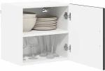 vidaXL Ντουλάπα Κουζίνας Μαύρο 40 x 31 x 40 εκ. Επεξεργασμένο ξύλο