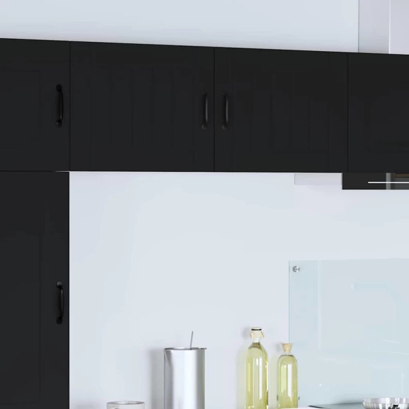 vidaXL Ντουλάπα Κουζίνας Μαύρο 50 x 31 x 40 εκ. Επεξεργασμένο ξύλο