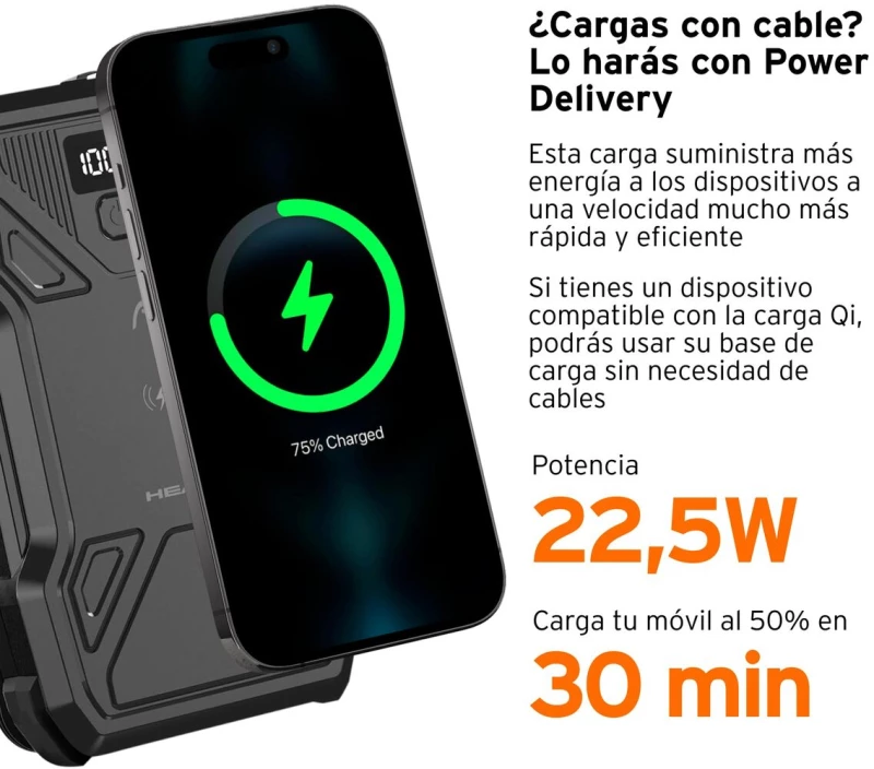 Powerbank Head Μαύρο 10000 mAh