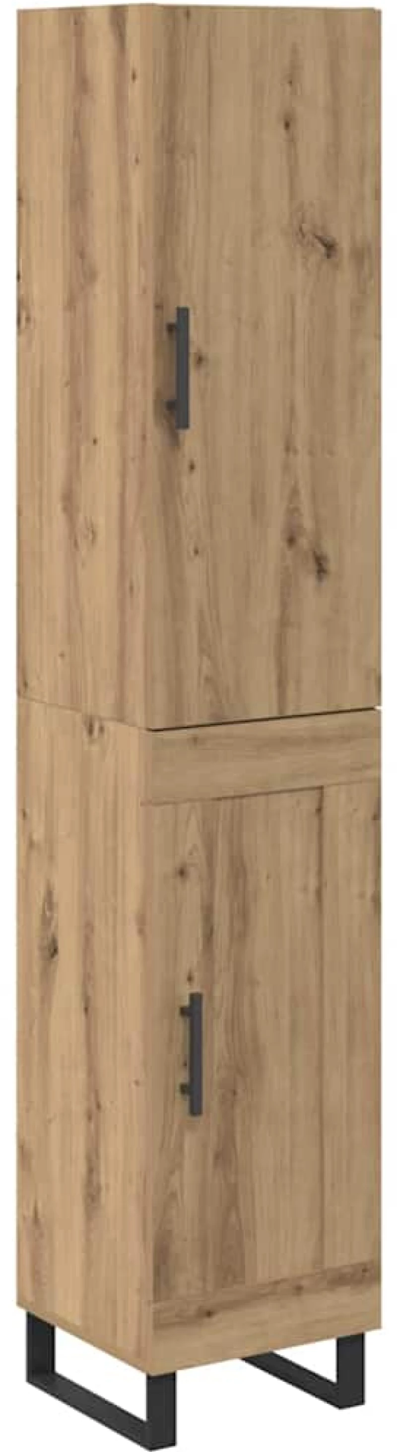 vidaXL Highboard Artisan Oak 34,5 x 34 x 180 εκ. Επεξεργασμένο ξύλο