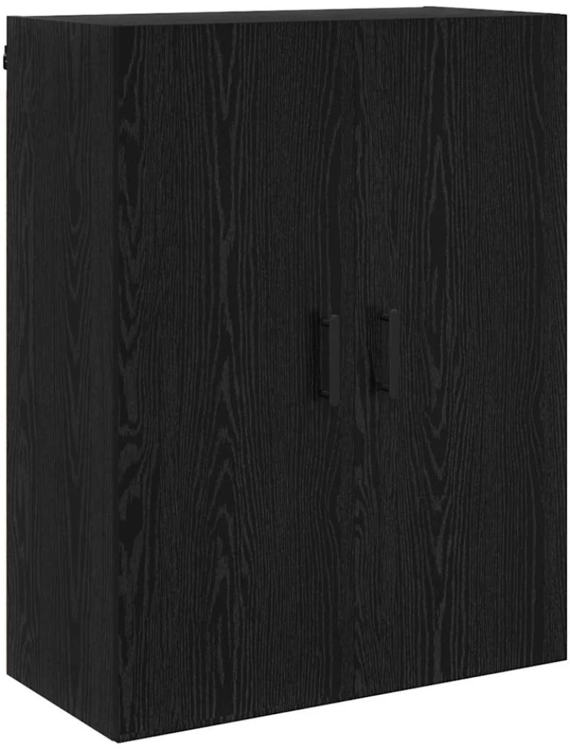 vidaXL Highboard Μαύρη Οξυά 69,5 x 34 x 180 εκ. Επεξεργασμένο ξύλο