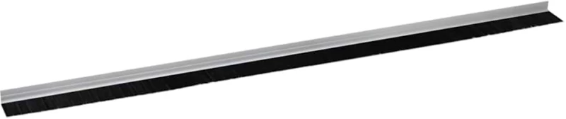 vidaXL Αυτοκόλλητες σφραγίδες πόρτας 12 pcs Ασημί 100 cm