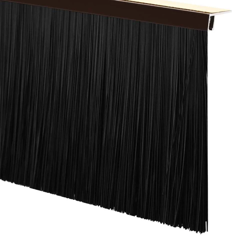 vidaXL Αυτοκόλλητες σφραγίδες πόρτας 2 pcs Καφέ 100 cm