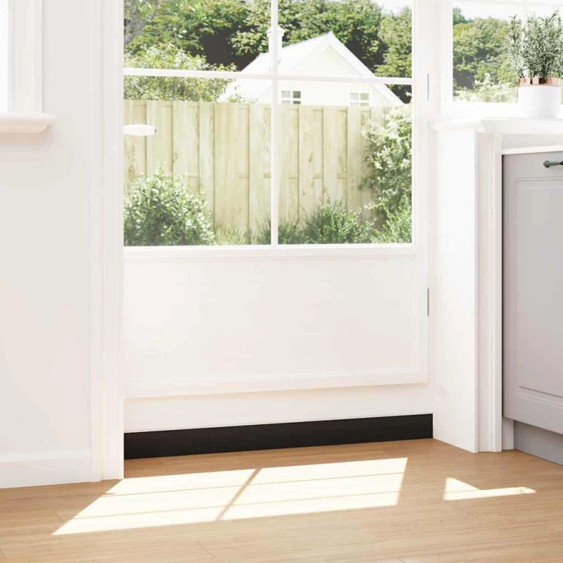 vidaXL Αυτοκόλλητες σφραγίδες πόρτας 2 pcs Λευκό 100 cm