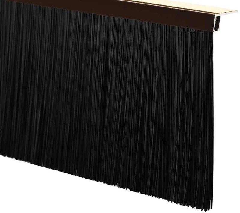 vidaXL Αυτοκόλλητες σφραγίδες πόρτας 6 pcs Καφέ 100 cm