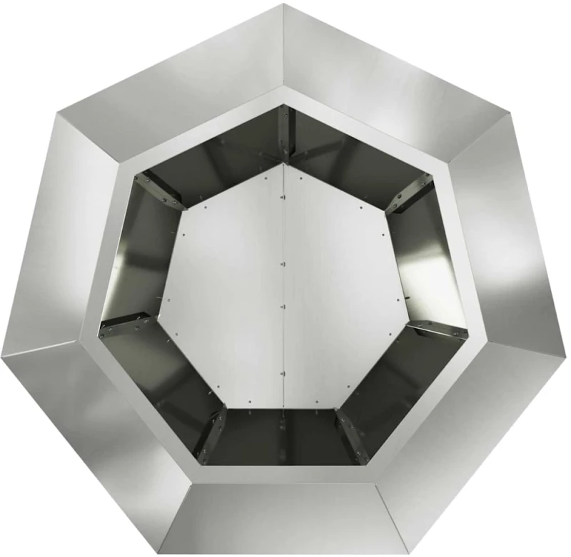 vidaXL Γλάστρα 2 pcs Ασημί 75 x 75 x 60 εκ Επικαλυμμένος Χάλυβας