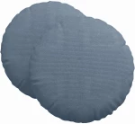 vidaXL Μαξιλάρια καθισμάτων 2 pcs Μπλε Ø 80 cm Υφασμάτινο Κορντουρά