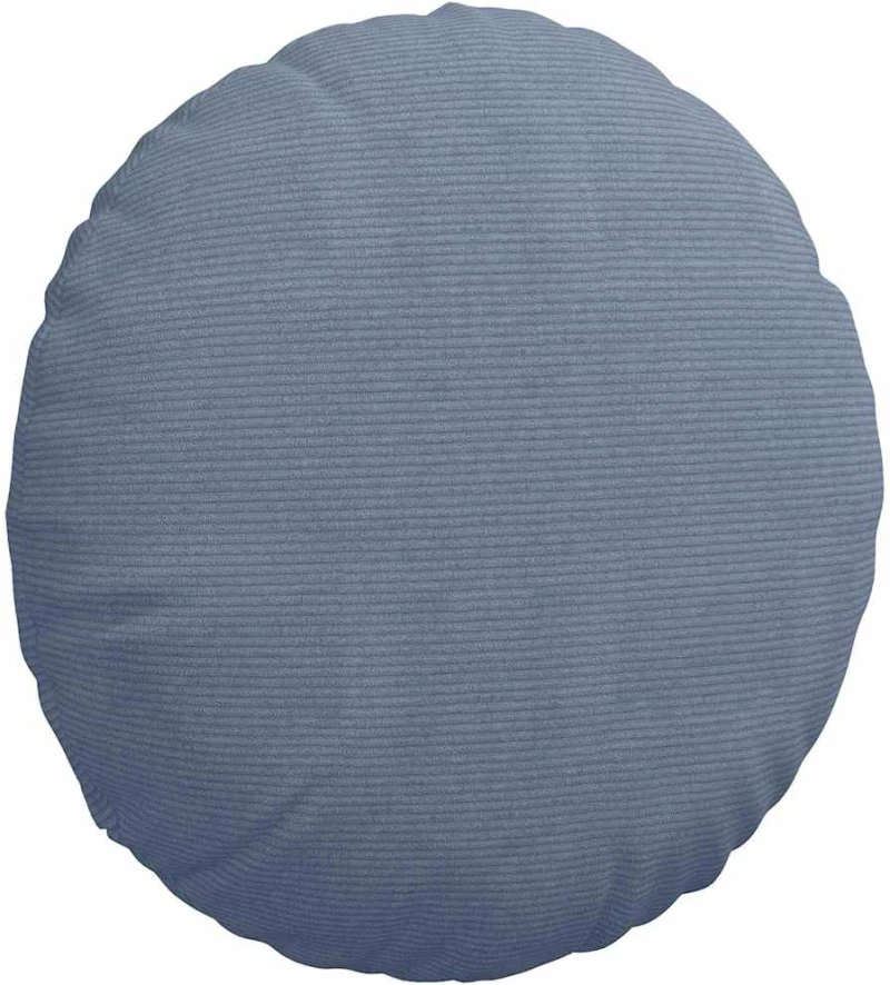 vidaXL Μαξιλάρια καθισμάτων 2 pcs Μπλε Ø 80 cm Υφασμάτινο Κορντουρά