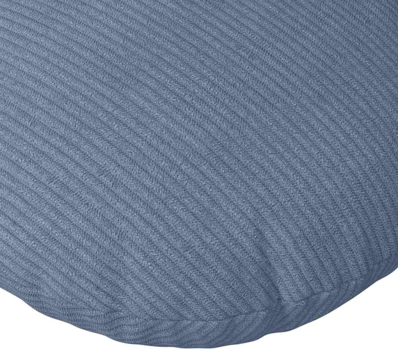 vidaXL Μαξιλάρια καθισμάτων 2 pcs Μπλε Ø 80 cm Υφασμάτινο Κορντουρά