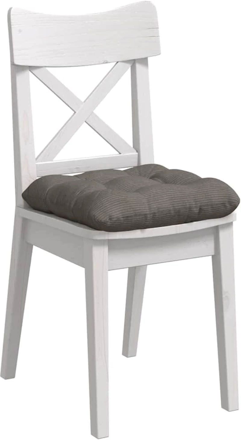 vidaXL Μαξιλάρια καθισμάτων 4 pcs Ανοιχτό γκρι 45 x 45 cm