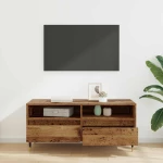 vidaXL Ντουλάπι TV με συρτάρι Παλιό Ξύλο 100 x 34,5 x 44,5 εκ.