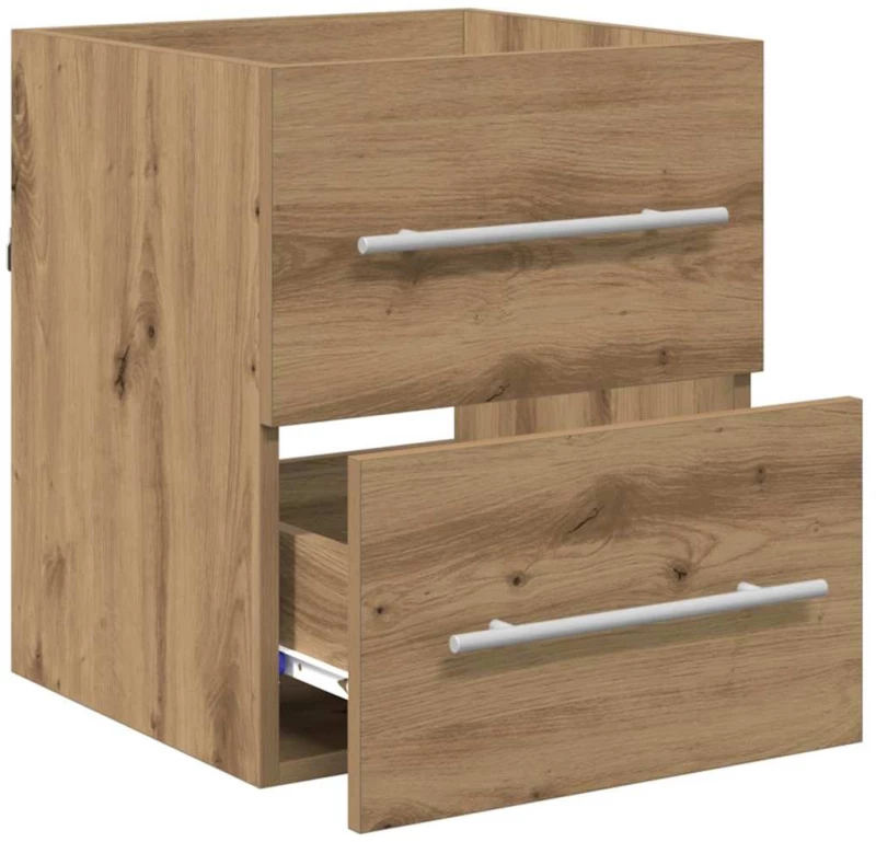 vidaXL Ντουλάπι νιπτήρα με συρτάρι Artisan Oak 38,5 x 41 x 48 εκ