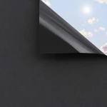 vidaXL Στατική Μεμβράνη Παράθυρου Μαύρο 60 x 500 cm PVC