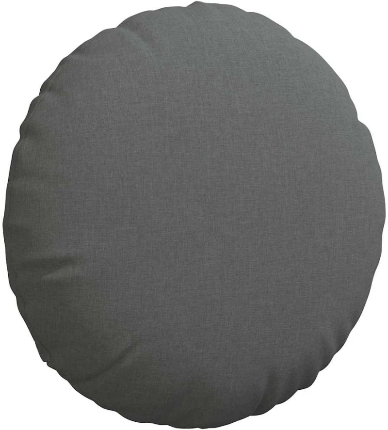 vidaXL Μαξιλάρια καθισμάτων 2 pcs Σκούρο Γκρι Ø80 x 29 εκ ύφασμα
