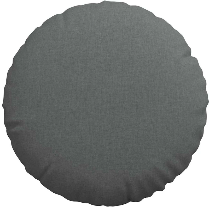 vidaXL Μαξιλάρια καθισμάτων 2 pcs Σκούρο Γκρι Ø80 x 29 εκ ύφασμα