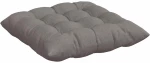 vidaXL Μαξιλάρια καθισμάτων 2 pcs Taupe 40 x 40 x 6 cm ύφασμα
