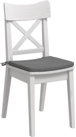 vidaXL Μαξιλάρια καθισμάτων 4 pcs Σκούρο Γκρι 40 x 40 x 3 cm